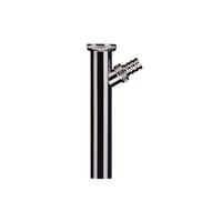 Tilslutningsrr, Forkromet, 32mm med Studs