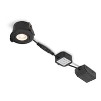 Nordtronic Low Profile Flexible G2 55 3000k 280lm Inkl. Driver Sort Mat / Inden Og Udendrs