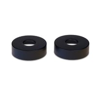 Billede af Rosette 74MM st 2STK mat sort