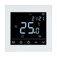 HC91 termostat digital, programmerbar og appstyring, Wi-Fi, hvid