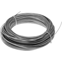 Stlwire med klar nylon yderkappe, 1,5/2,3 mm, brudstyrke 2,09kN (213 kg) - 200 meter