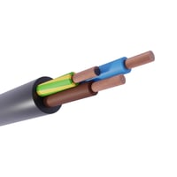 3G1,5 mm Downlightkabel (flertrdet leder, varmebestandigt 90, sort) – pr. meter