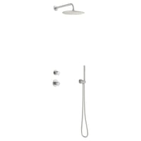 Damixa Silhouet DS1 indbygningsbruser, udvendige dele – steel (pvd)