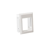 Montageramme, hvid, til leviton keystone konnektorer