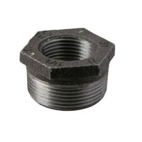 Nippelmuffe, Sort, 1 1/2 x 3/4