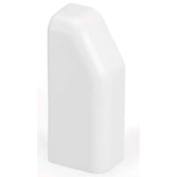 Endestykke SL 20/50, hjre, hvid RAL9010 – OBO Bettermann