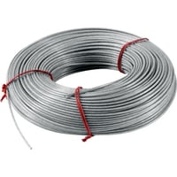 Stlwire med klar PVC yderkappe, 2/3 mm, brudstyrke 2,35kN (240 kg) – 100 meter