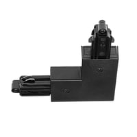 Nordtronic Square 1-faset - L-stykke, indvendig, sort billede