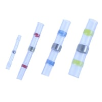 Loddemuffe 1,5 mm med tin, rd - 100 stk