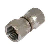 JIC samler med 2x omlbere, 9/16"-18 UNF - Hydroscand