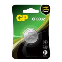 GP Batteries Lithium CR3032, Engangsbatteri, CR3032, Lithium-Manganese Dioxide (LiMnO2), 3 V, 1 stk, 10 År