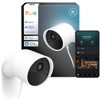 Philips Hue Secure Cam 2K, sikkerhedskamera, kablet, hvid