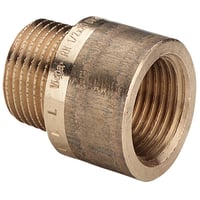 Haneforlnger, 3/4" x 20 mm, rdgods, silicium bronze