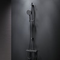 X-Joy brusest, 2-grebs, termostat, sort (mat) - AM.PM (restsalg) billede