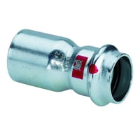 Prestabo reduktion, 28 x 22 mm, forzinket stl - Viega billede