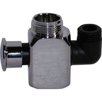 Oras omskifterenhed, 3/4" x 1/2" x 3/4", krom