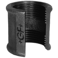 Sort randmuffe, 1″ x 1″