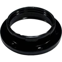 Omløbsring 57 mm sort til kronefatning E27