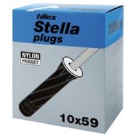 Tillex Stella plugs til 2 lags gips med skrue, 5 x 65 mm