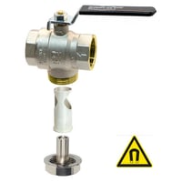 Filterkuglehane M/magnet, 3/4"