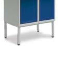 Blika hj rrsokkel, grundenhed, H:350 B:300 mm, RAL 7035