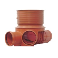 Uponor 110 x 315 mm TP3-br?nd, glat, venstre till?b