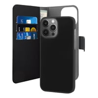 Puro iPhone 13 Pro Max EcoLeather Wallet Detach. black
