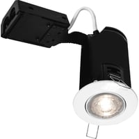 Rosetta indbygningsspot 230V LED (rund) , brstet aluminium - Nordtronic