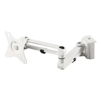 DELTACO Office DELO-0157 - Komponenter til montering (monitorarm) - hvid - skærmstørrelse: 17-32 - spormontering