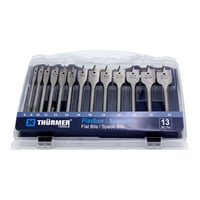 Thrmer fladbor, st med 13 stk., 6-25 mm