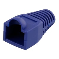 DELTACO RJ45 plug cover, for cables with 6,8mm in diameter, bl, 20p
