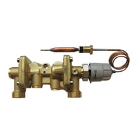 Danfoss Redan Ptc2+P Brugsvandsregulator, Tryk- og Termostatstyret, 3/4" billede