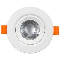 Billede af 7W LED indbygningsspot - 7,5 cm hul, 9 cm ml, indbygget driver, 230V, 550lm, RA80