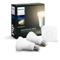 5: Philips Hue startst 2xE27 White 9W BT/Zigbee, komplet inkl. Hue Bridge