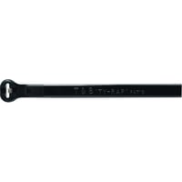 Kabelbinder med stltunge, sort 4,8×360 mm – 100 stk. – 100 stk