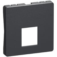 LK FUGA - Dataudtag til 1 stk. keystone konnektor, standard keystone port (ca. 19,3 x 14,8 mm), 1 modul, koksgr