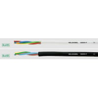 Plastkappeledning H05VV-F, sort, 3G4 afml - pr. meter