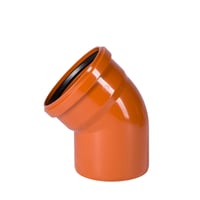 Ostendorf 160 mm 45 gr. PVC-kloakbøjning