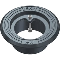 Duco 110 mm rrbrndkarm uden rist/dksel, rund, GG