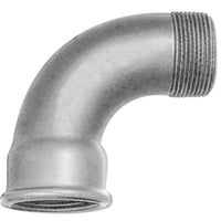 4" Galvaniseret bjning 90 muffe/nippel