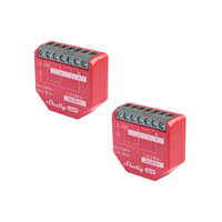 Shelly 1PM Gen4 - WiFi + Zigbee rel med effektmling (24VDC/230VAC), 2 pak