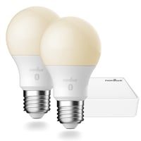 Nordlux Smart Light starts?t 2x E27 LED-p?re + Bridge, 2200-6500K, 900lm, Bluetooth