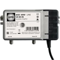 Antenneforstrker, indendrs, frem/retur 31/25dB, Tilt 0-20dB, frekvensomrde 85-1006 MHz (frem), 5-65 MHz (retur) - WISI