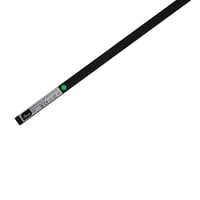 2 meter pbygningsprofil, 8×17,1 mm (indv. 12,3 mm), IP20, sort – Ansell Lighting