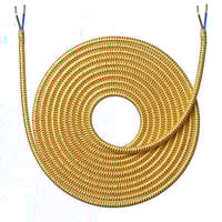 Stofledning 4 meter, Shiny Guld