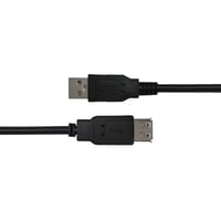 usb extension cable, USB-A male - USB-A female, 1 meter black