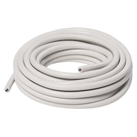 Plastledning rund 5 meter hvid