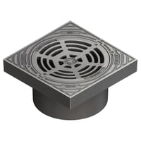 Ulefos 315 x 196 mm karm/rist m/ls, firkantet, fast, 12,5 t, GG