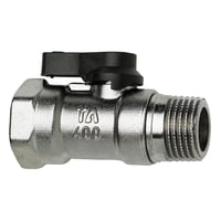 Kuglehane TA 400 m/n, 1/2'', med sort hndtag