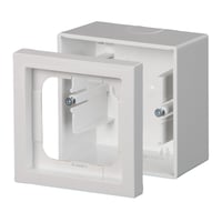 Underlag inklusiv ramme Future, 1M, hvid – ABB Impressivo